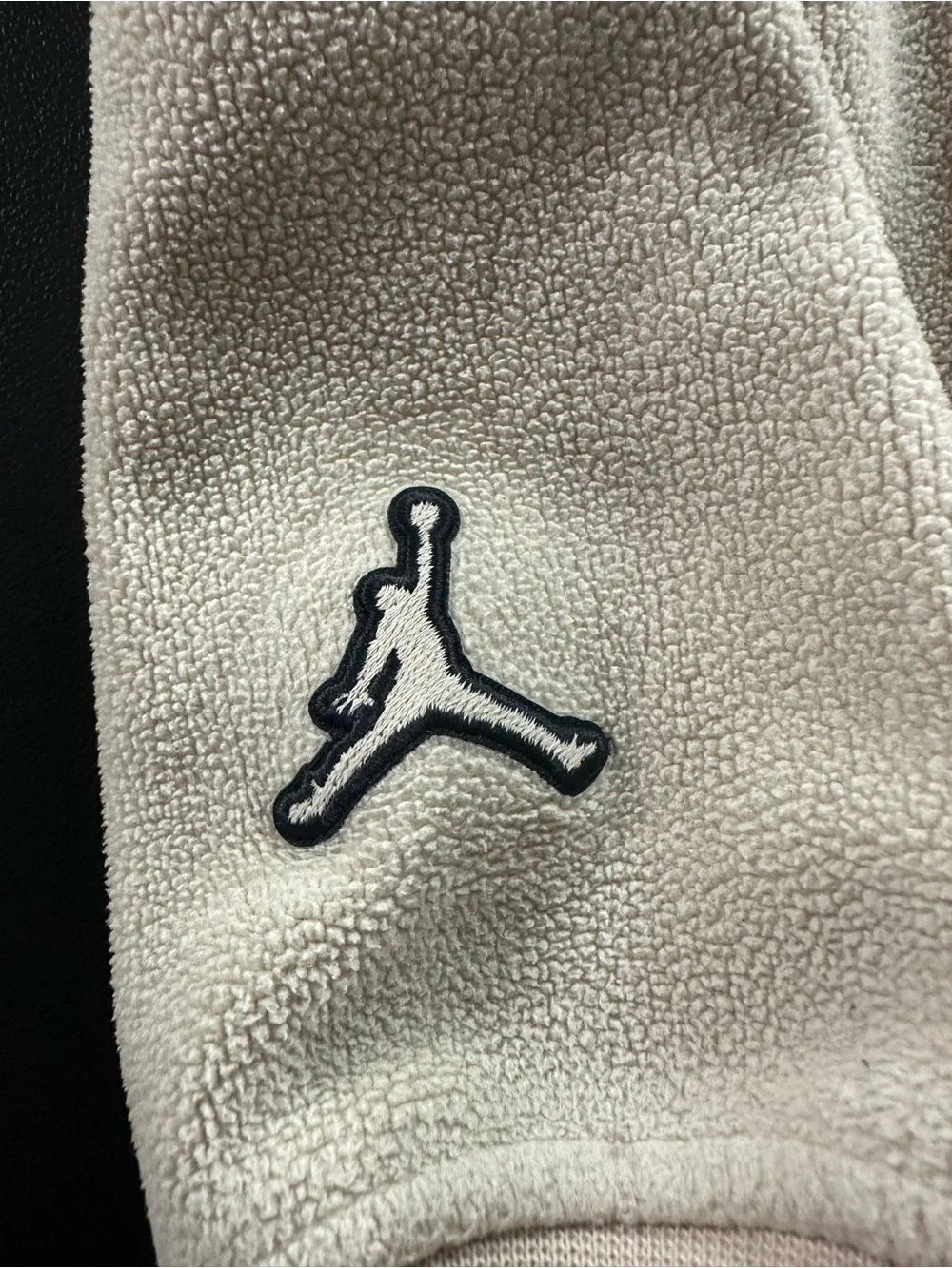 Nike Air Jordan beige Fleece Hoodie (Has Some Spots)